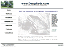 Tablet Screenshot of dumpbeds.com